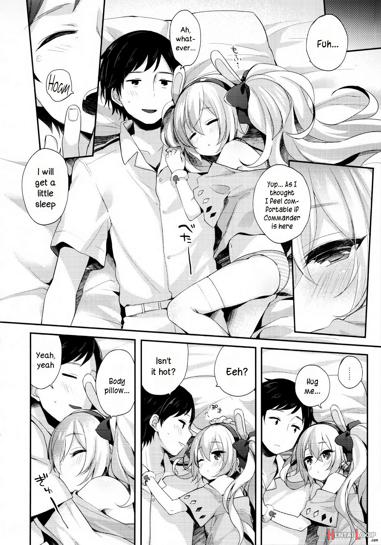 Shikikan, Kyou Wa Atsui Kara Laffey To Nenne... Shiyo? page 7