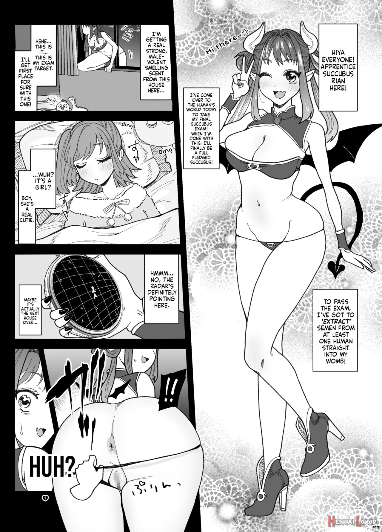 Shinjin Succubus Wa Futanari Chinpo Ni Daihaiboku page 2