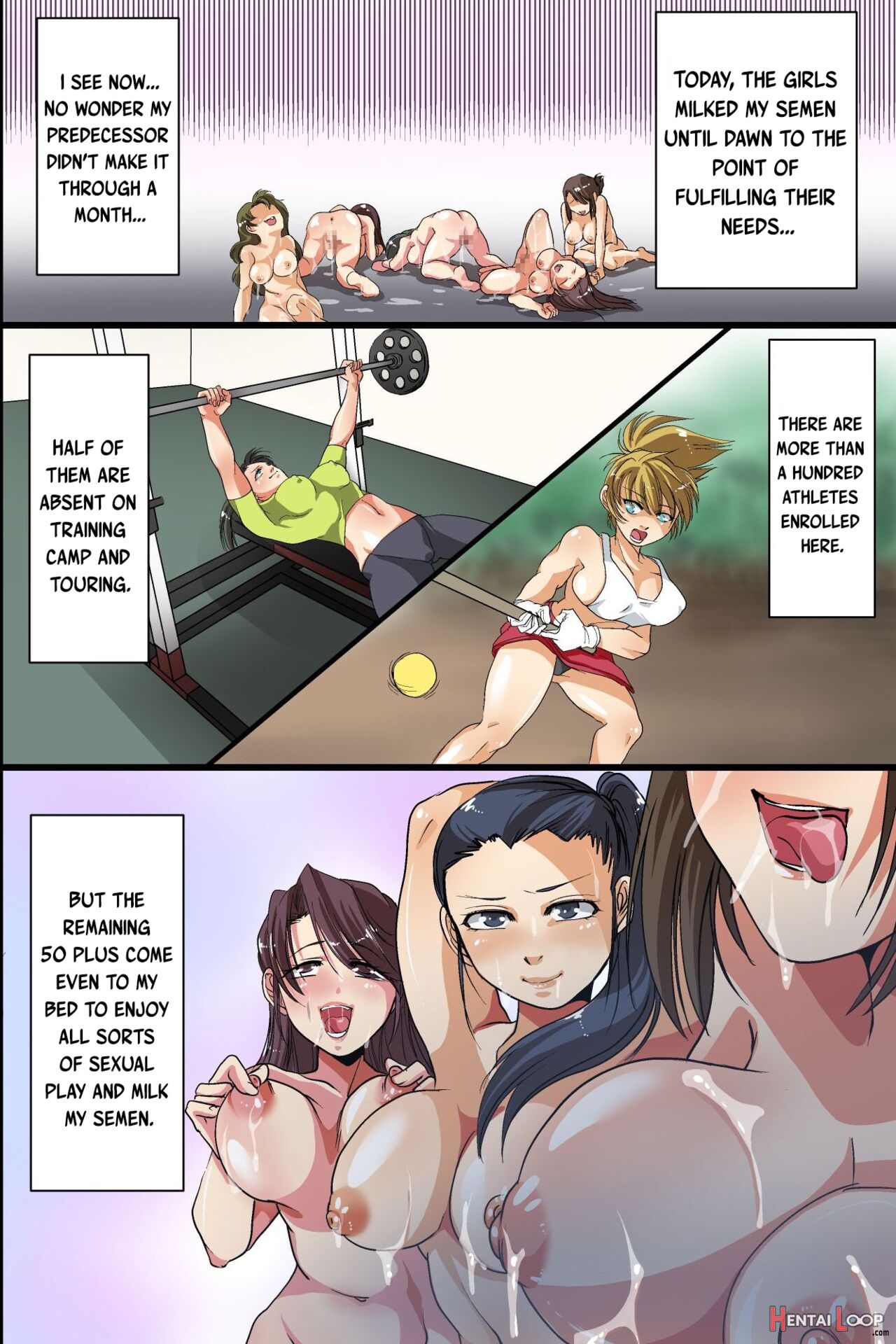 Sports Bakari Shite Iru Onna-tachi Wa Yokkyuu Fuman De Nikubou Ni Uete Iru To Iu Uwasa Wa Hontou Datta page 31