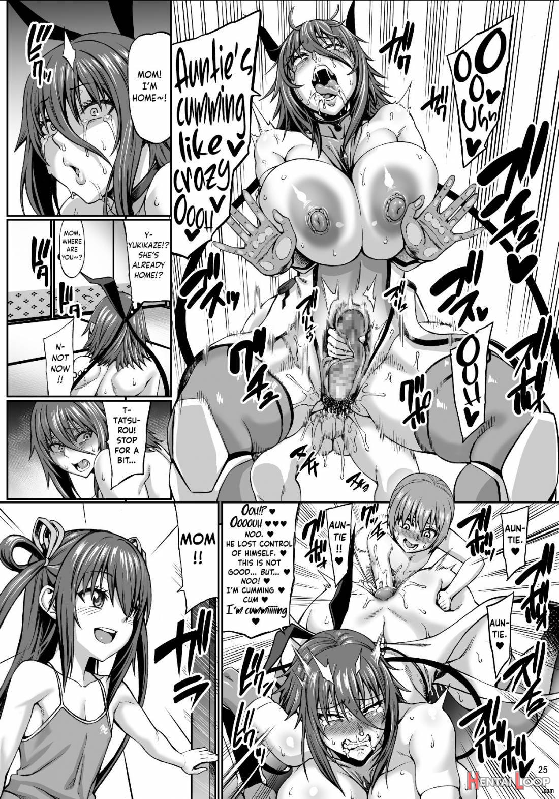 Taimanin Shiranui Musume No Osananajimi Ni Te O Dasu Itazura Oba-san Hen + Omake page 26