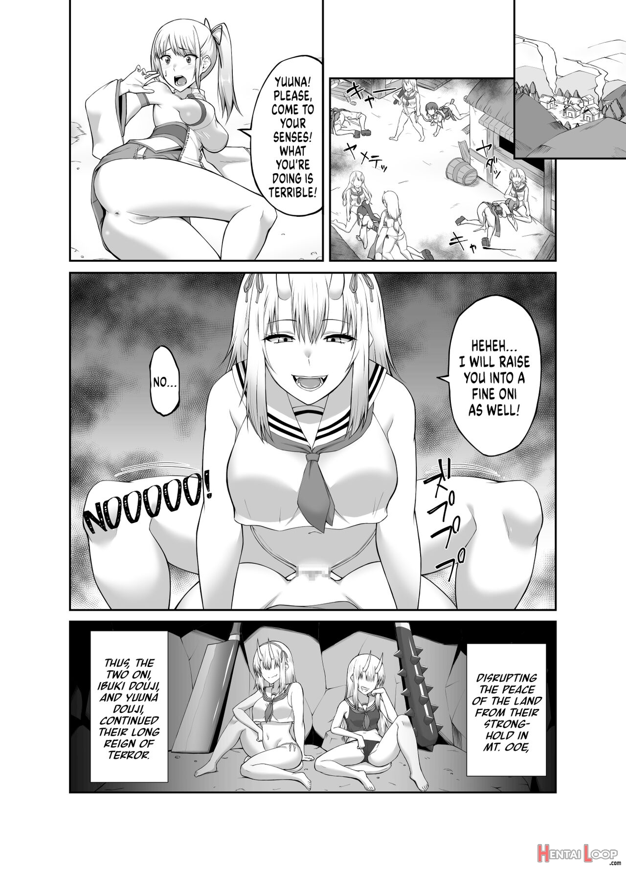 Taimashi Daraku Osen ~futanari Ni Ochita Taima Miko Wa Inran Mesu Oni-ka~ page 34