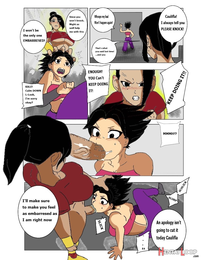 Training Day! Kale And Caulifla's Bedroom Adventure! page 2