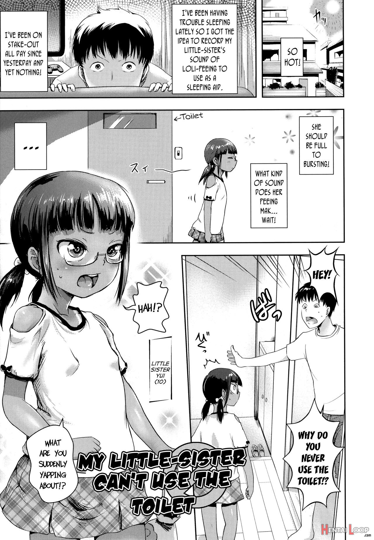 Uchi No Imouto Wa Toilet Ni Ikanai page 1