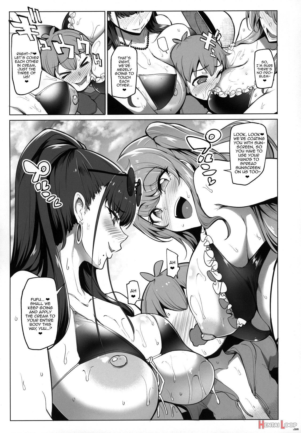 Visiting The Beach With The Lewd Gal Onee-sans page 9