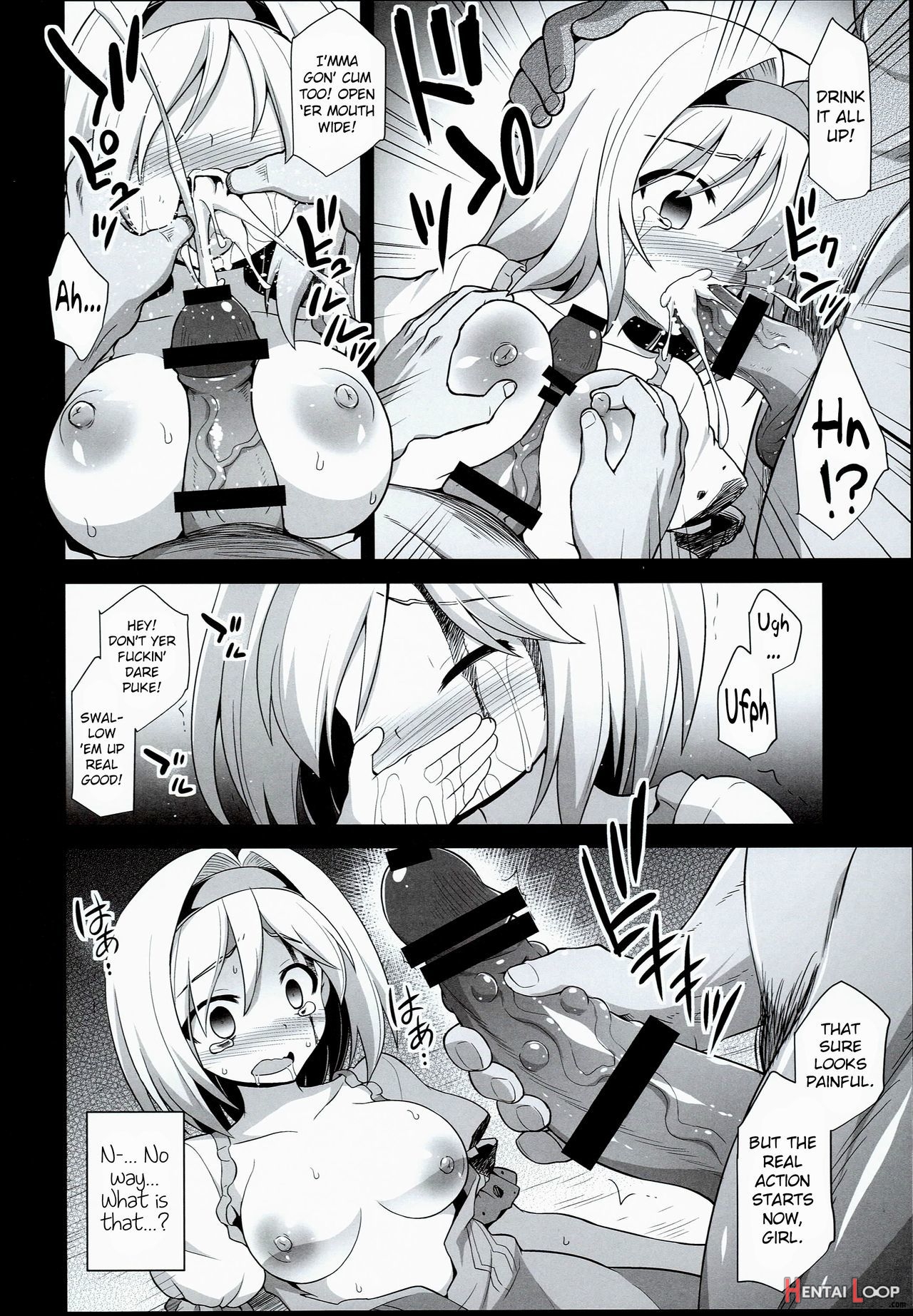 Wounded Djeeta's Degrading Rape Coercion page 14