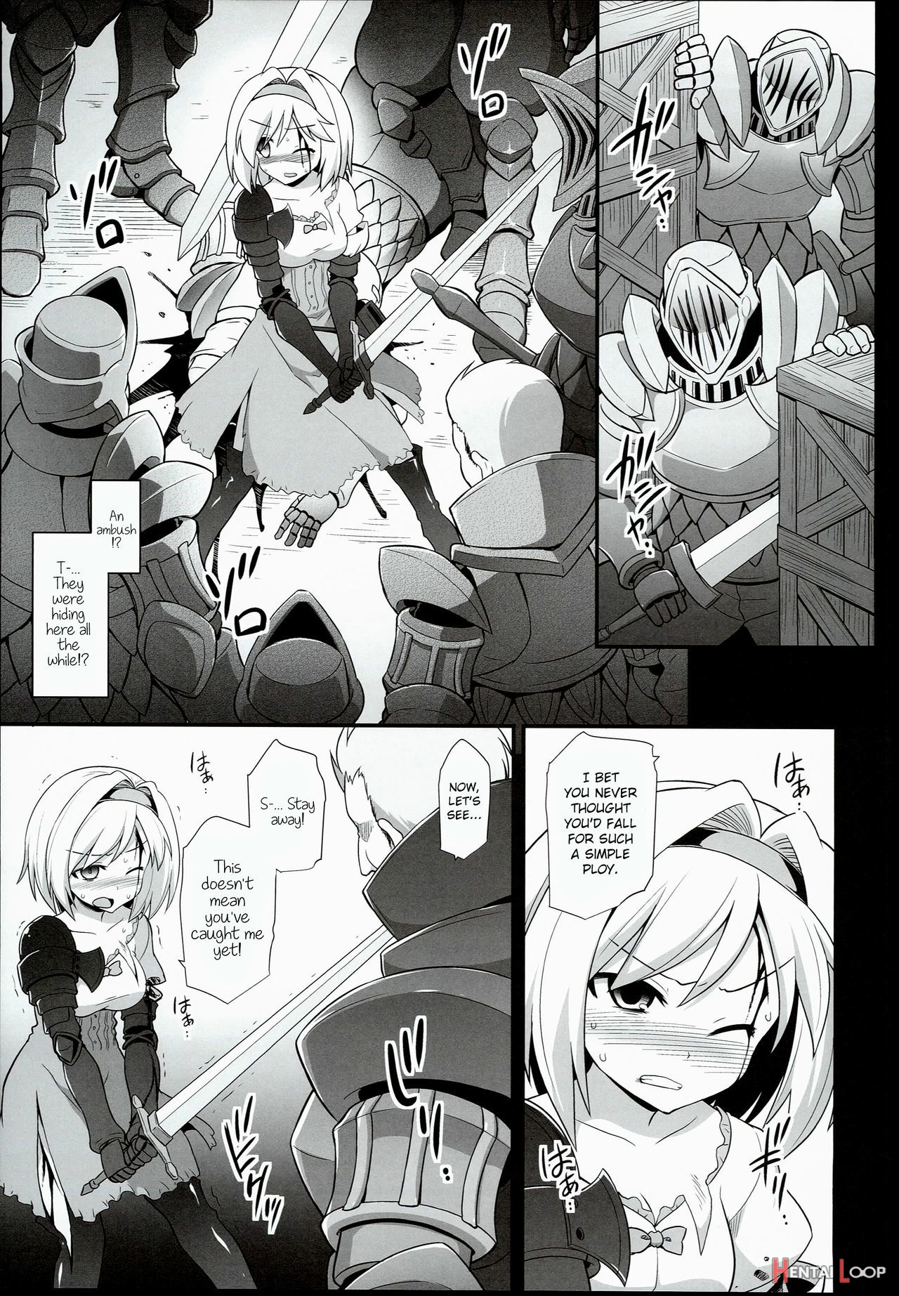 Wounded Djeeta's Degrading Rape Coercion page 7