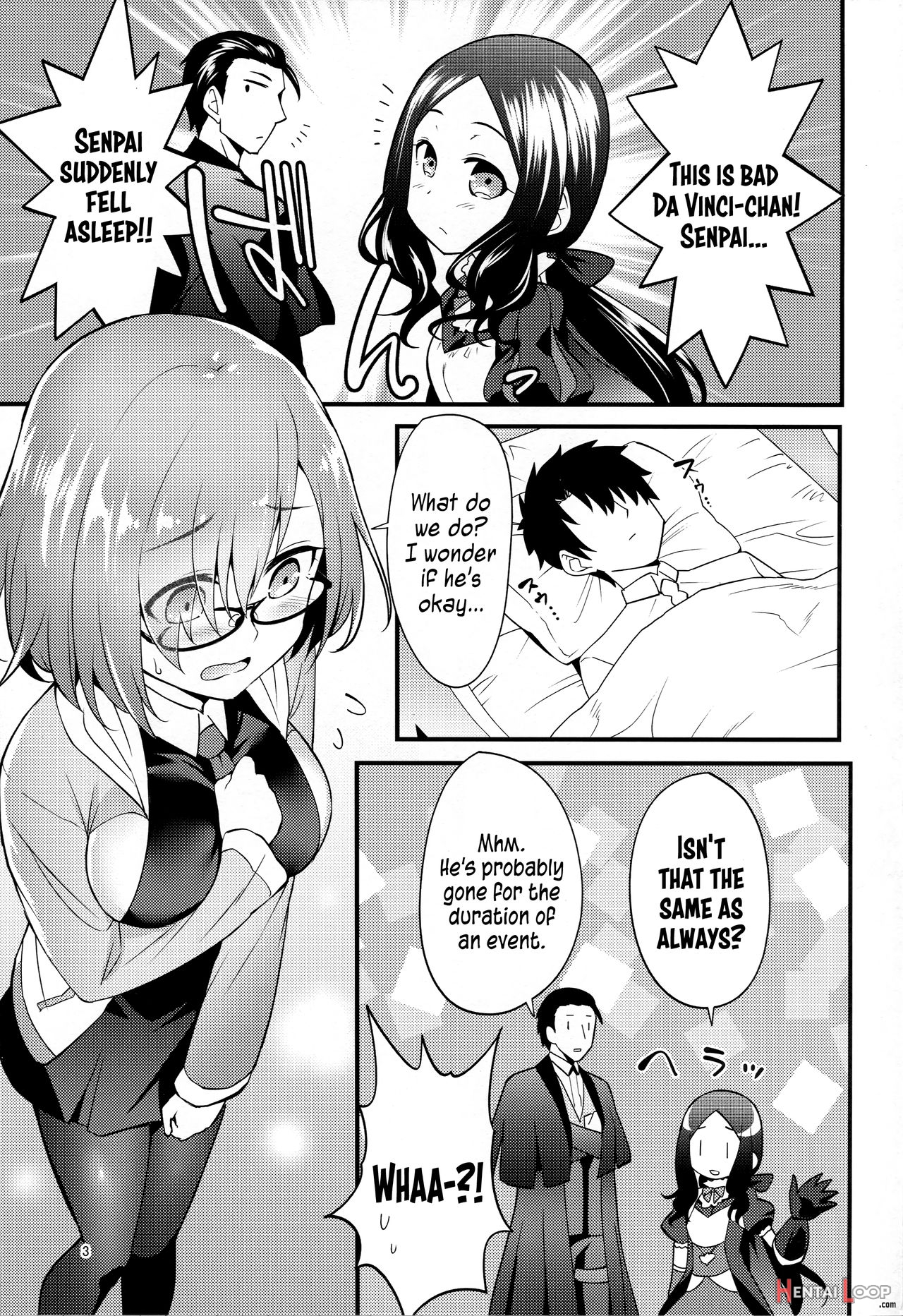 Book About Mashu Molesting Senpai Who Is Sleeping Due To An Event page 2