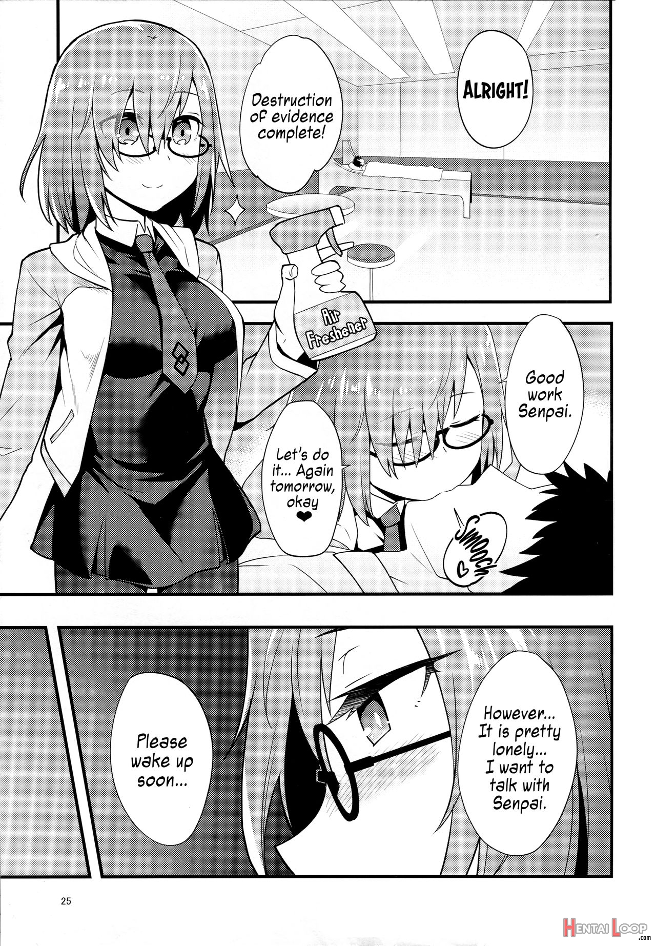 Book About Mashu Molesting Senpai Who Is Sleeping Due To An Event page 24