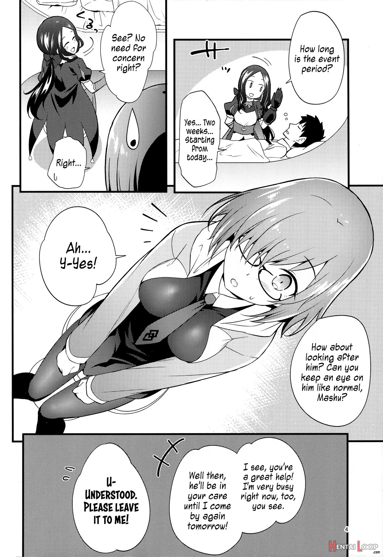 Book About Mashu Molesting Senpai Who Is Sleeping Due To An Event page 3