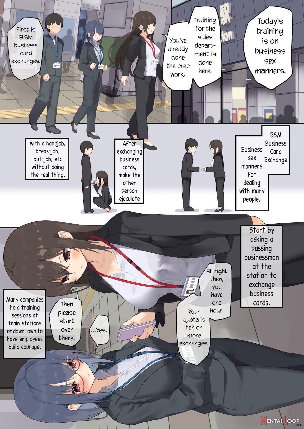 Business Sex Manners ~new Employee~ page 8