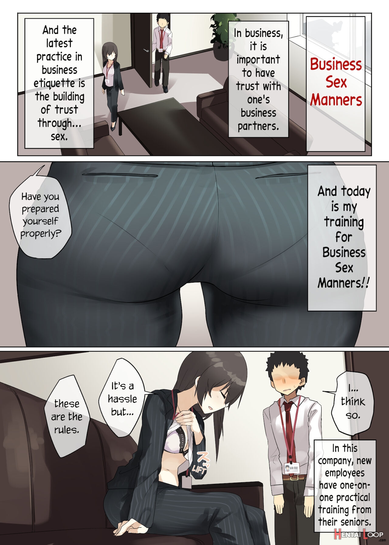 Business Sex Manners ~training~ page 6