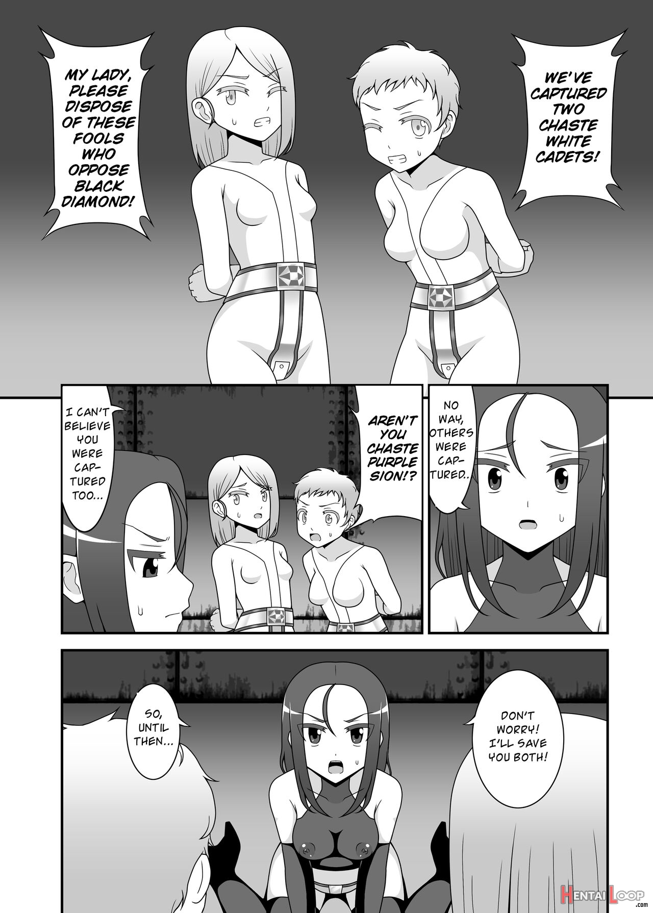 Chastity Sentai Chaste Colors Ch.2 page 12