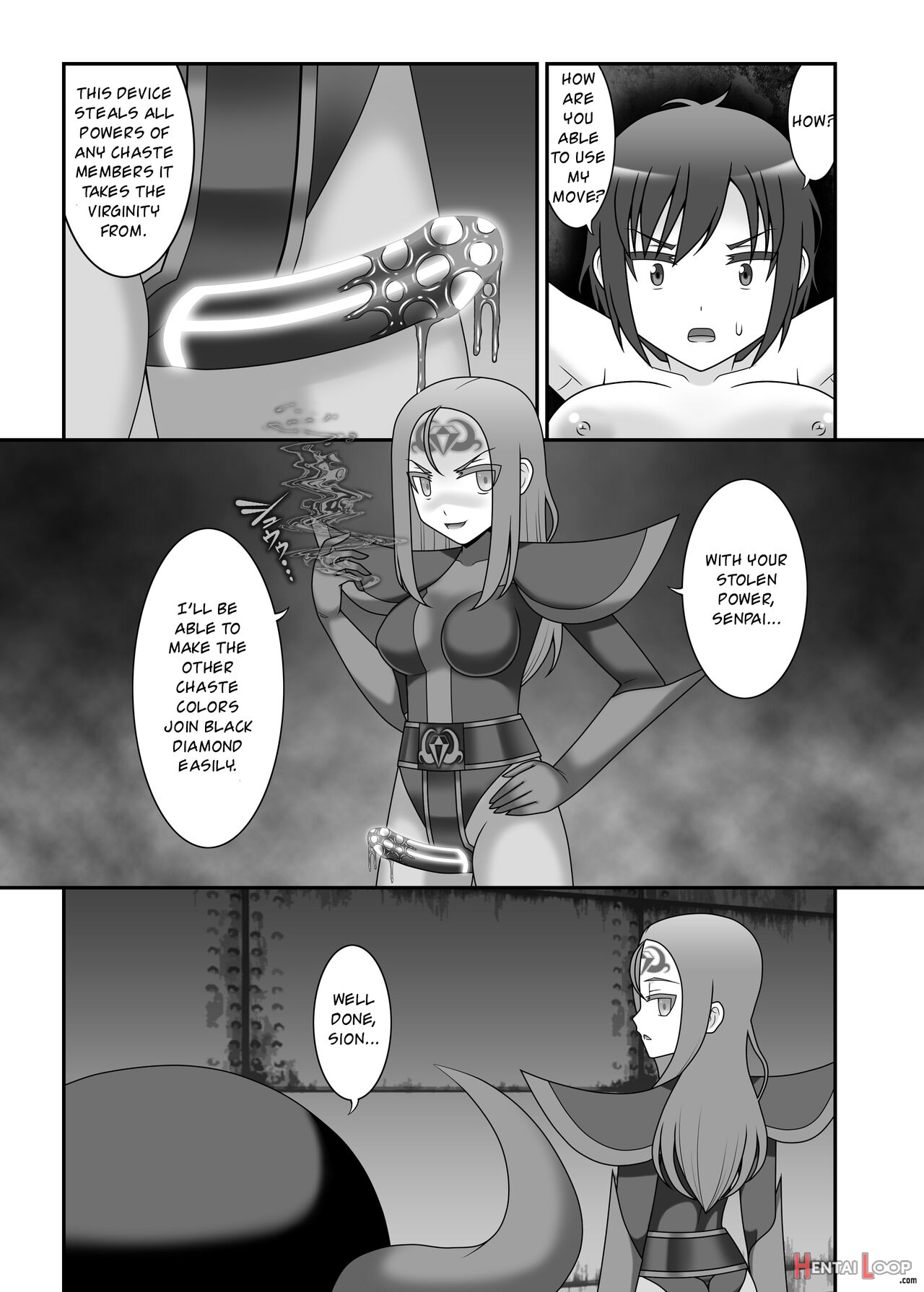 Chastity Sentai Chaste Colors Ch. 3 page 21