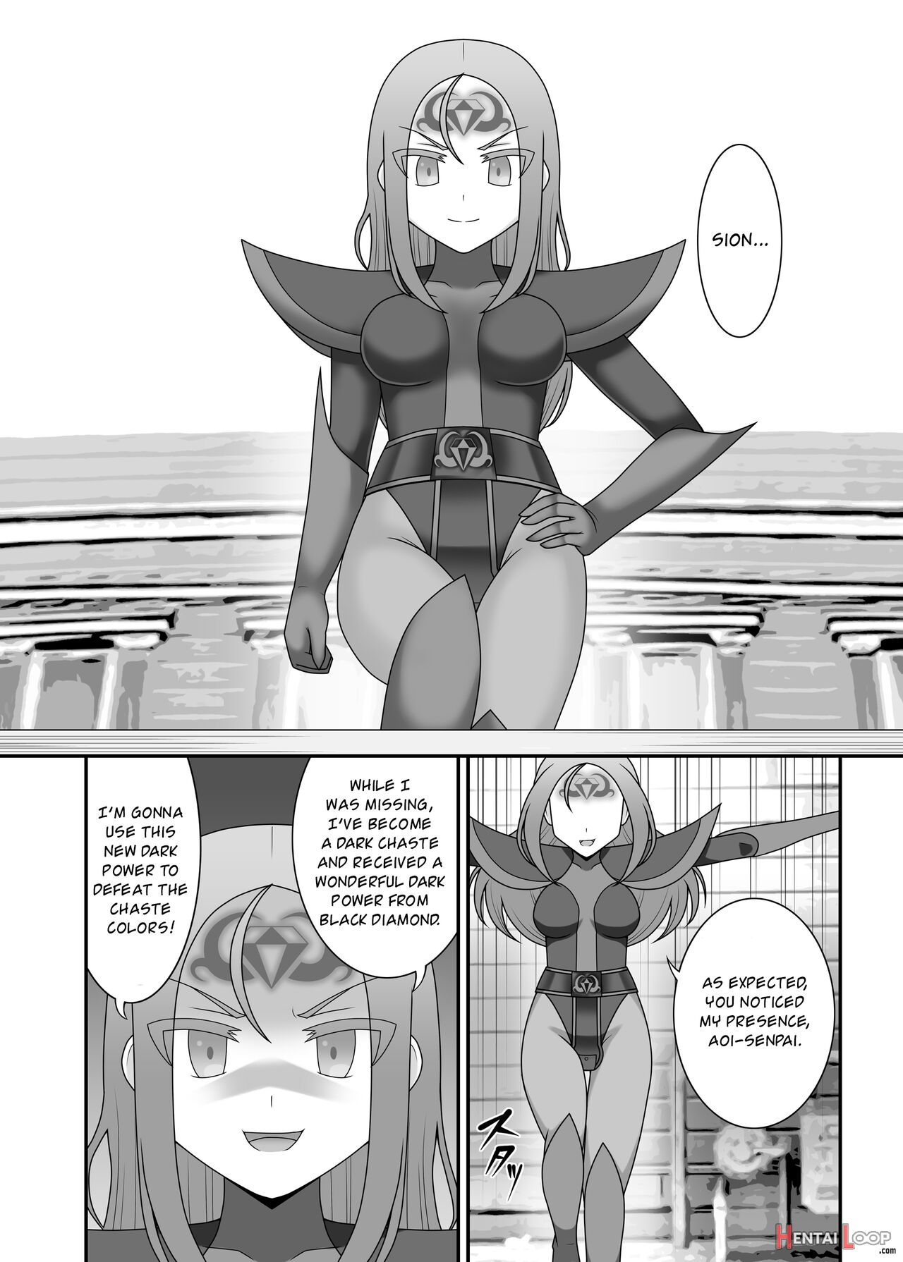 Chastity Sentai Chaste Colors Ch. 3 page 8