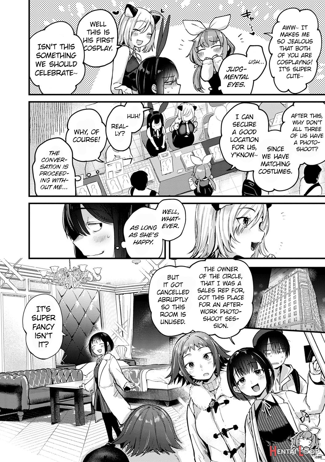 Doujin Sakka Wa Cosplay Ecchi No Yume O Miru Ka? Parts 1-4 + After Story page 56