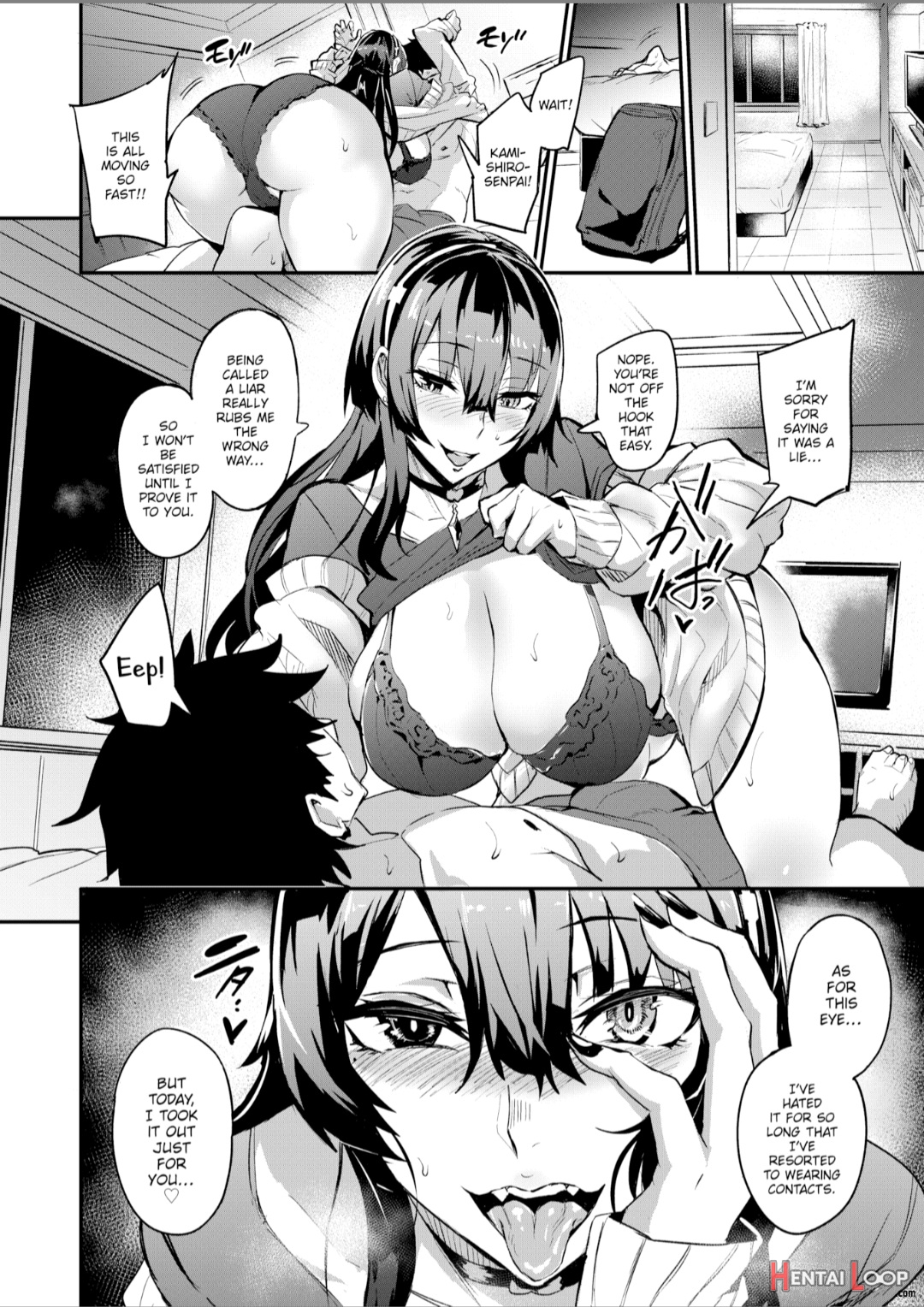 Haikei, Anal Vampire Senpai. Kouhen page 10