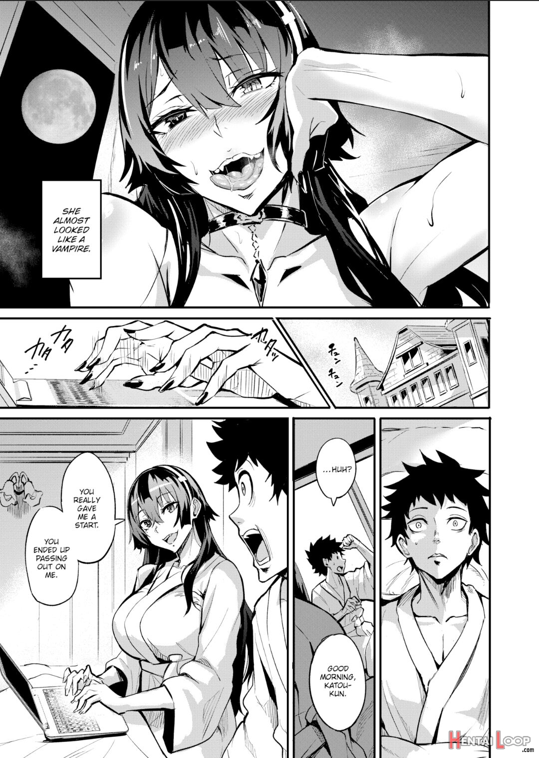 Haikei, Anal Vampire Senpai. Kouhen page 23