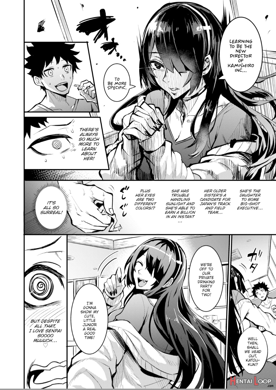 Haikei, Anal Vampire Senpai. Kouhen page 4