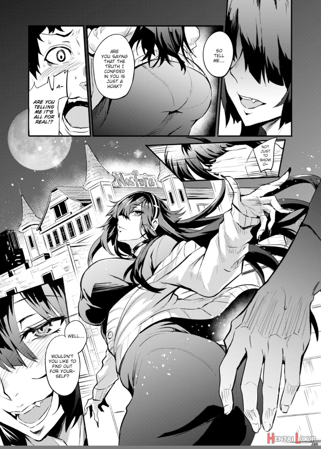 Haikei, Anal Vampire Senpai. Kouhen page 9