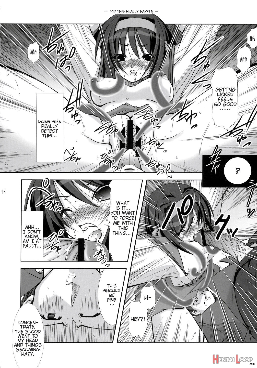 Haruhi Suzumiya's Fetish page 13