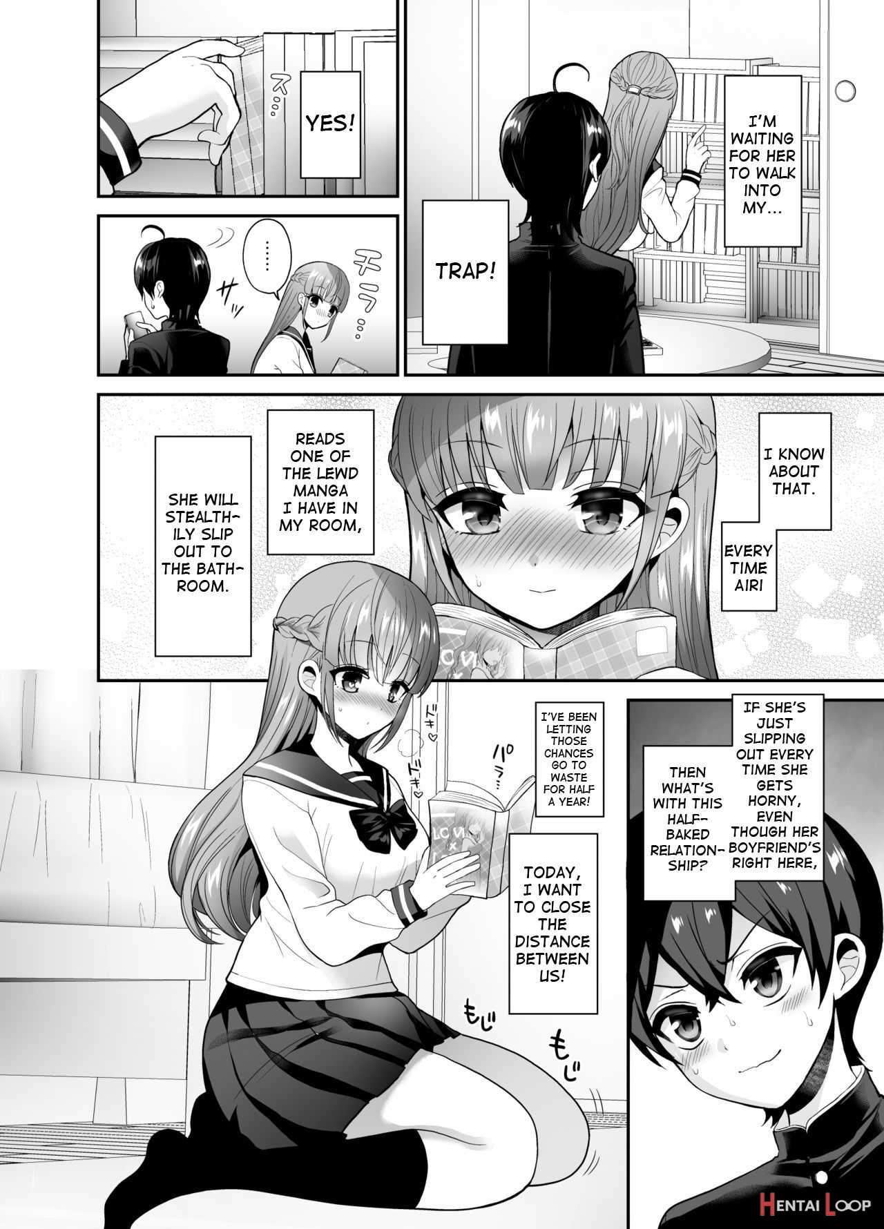 I Tempted My Reserved Lewd Futanari Girlfriend With An Onahole page 4