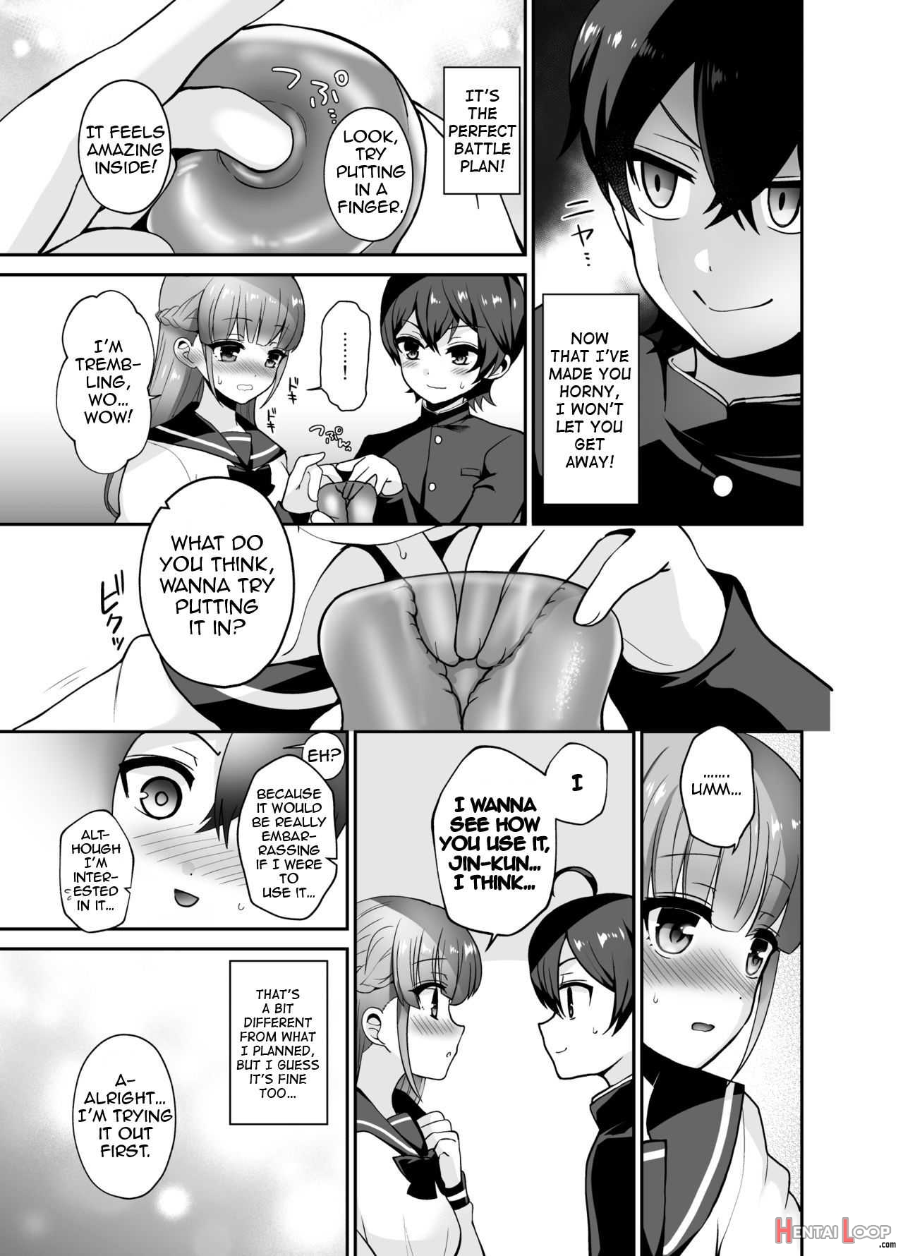 I Tempted My Reserved Lewd Futanari Girlfriend With An Onahole page 7