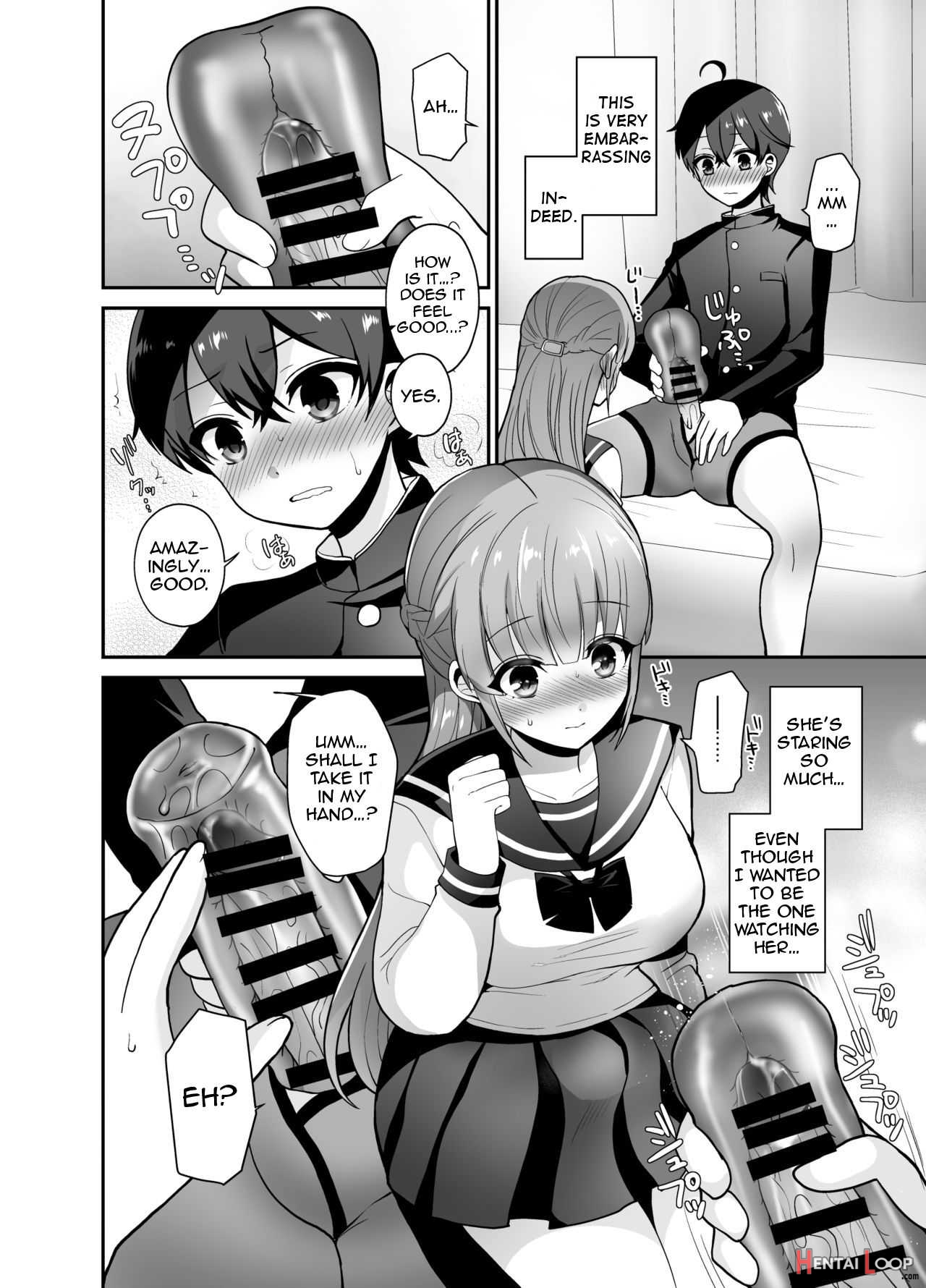 I Tempted My Reserved Lewd Futanari Girlfriend With An Onahole page 8