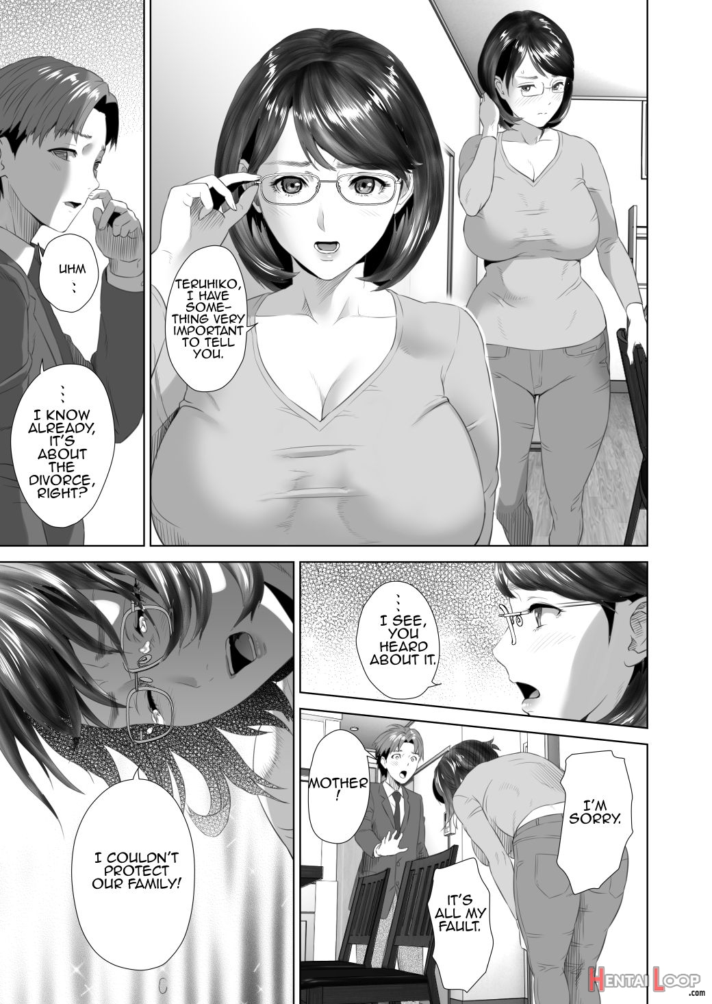 Kinjo Yuuwaku Mama Hen + Kinjo Yuuwaku Teruhiko To Okaa-san Hen + Kinjo Yuuwaku Tomodachi No Okaa-san Hen + Kinjo Yuuwaku Godou Onsen Ryokou Hen + Kinjo Yuuwaku Musuko O Yobai Ni Sasou Haha Hen page 198