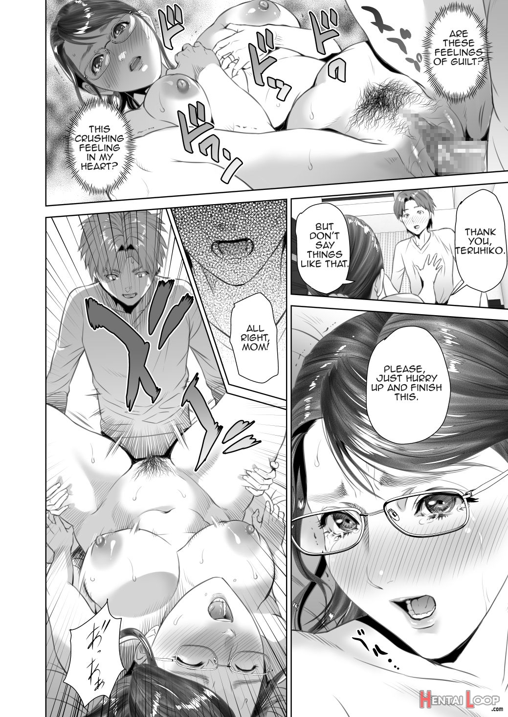 Kinjo Yuuwaku Mama Hen + Kinjo Yuuwaku Teruhiko To Okaa-san Hen + Kinjo Yuuwaku Tomodachi No Okaa-san Hen + Kinjo Yuuwaku Godou Onsen Ryokou Hen + Kinjo Yuuwaku Musuko O Yobai Ni Sasou Haha Hen page 117