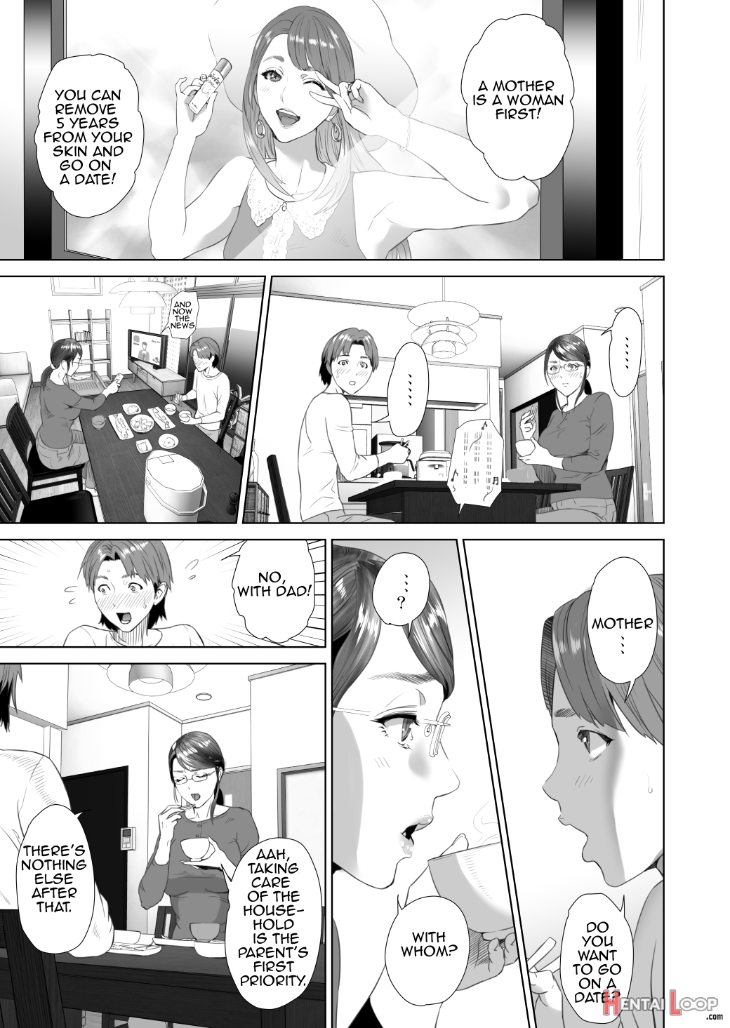 Kinjo Yuuwaku Mama Hen + Kinjo Yuuwaku Teruhiko To Okaa-san Hen + Kinjo Yuuwaku Tomodachi No Okaa-san Hen + Kinjo Yuuwaku Godou Onsen Ryokou Hen + Kinjo Yuuwaku Musuko O Yobai Ni Sasou Haha Hen page 136