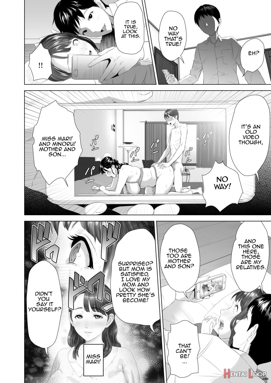 Kinjo Yuuwaku Mama Hen + Kinjo Yuuwaku Teruhiko To Okaa-san Hen + Kinjo Yuuwaku Tomodachi No Okaa-san Hen + Kinjo Yuuwaku Godou Onsen Ryokou Hen + Kinjo Yuuwaku Musuko O Yobai Ni Sasou Haha Hen page 555