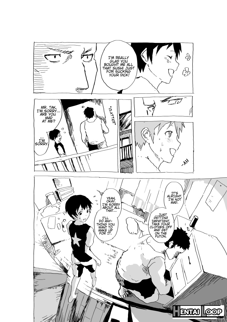 Lonely Boy & Lowly Paid Salaryman In The Bathhouse And His Apartment Erotic Manga page 15