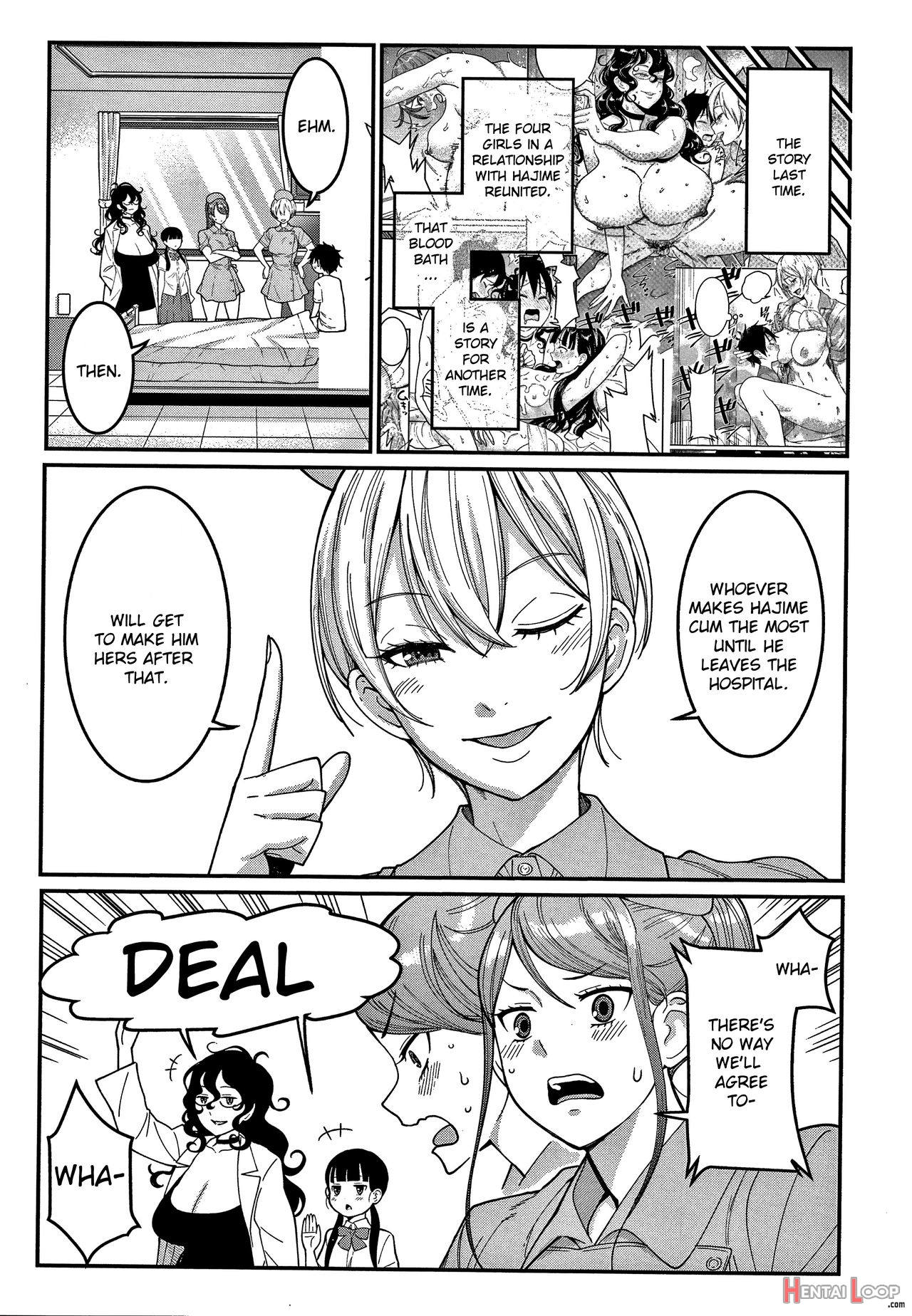 Oneshota Ward 24 Hours Care Harem Hospitalization Life Ch.5 Final page 2