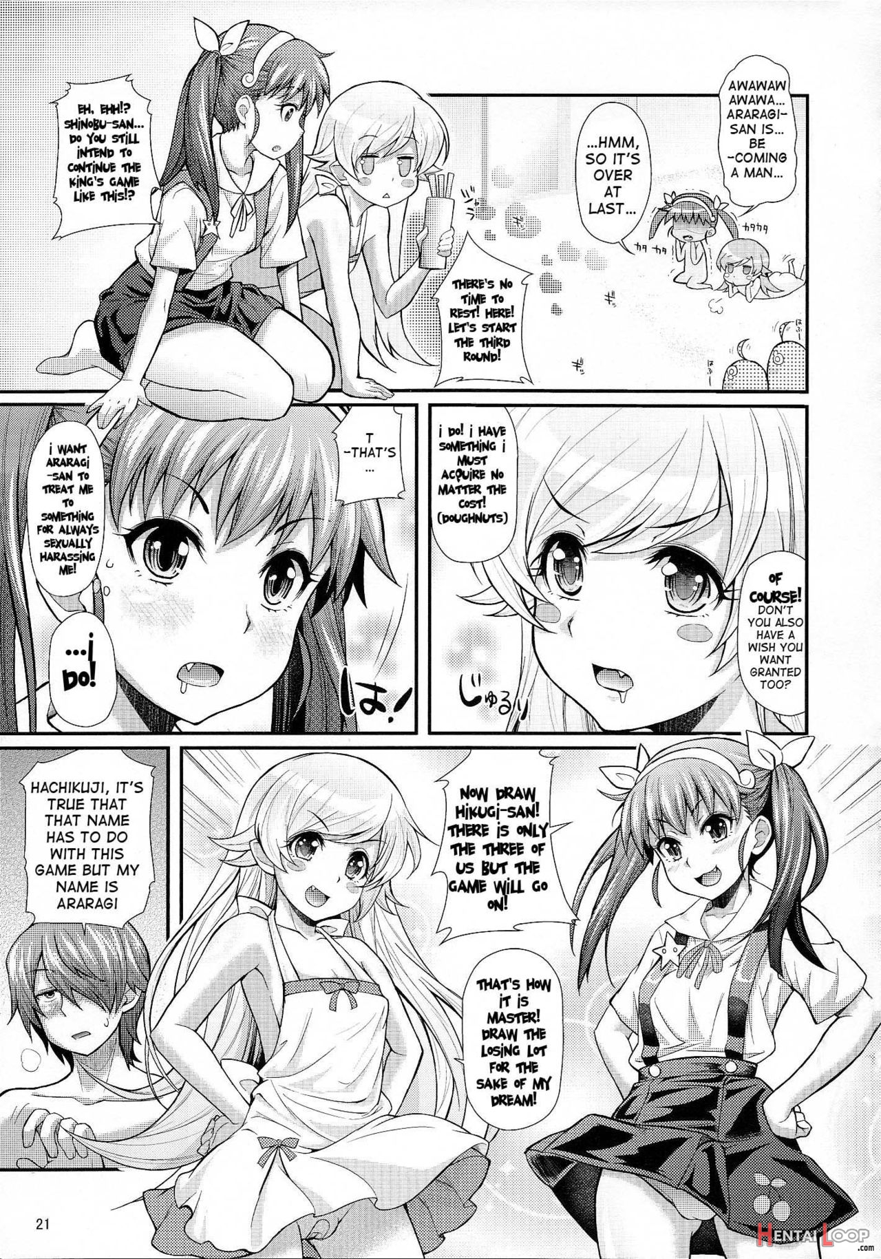 Pachimonogatari Part 5: Koyomi Party page 20