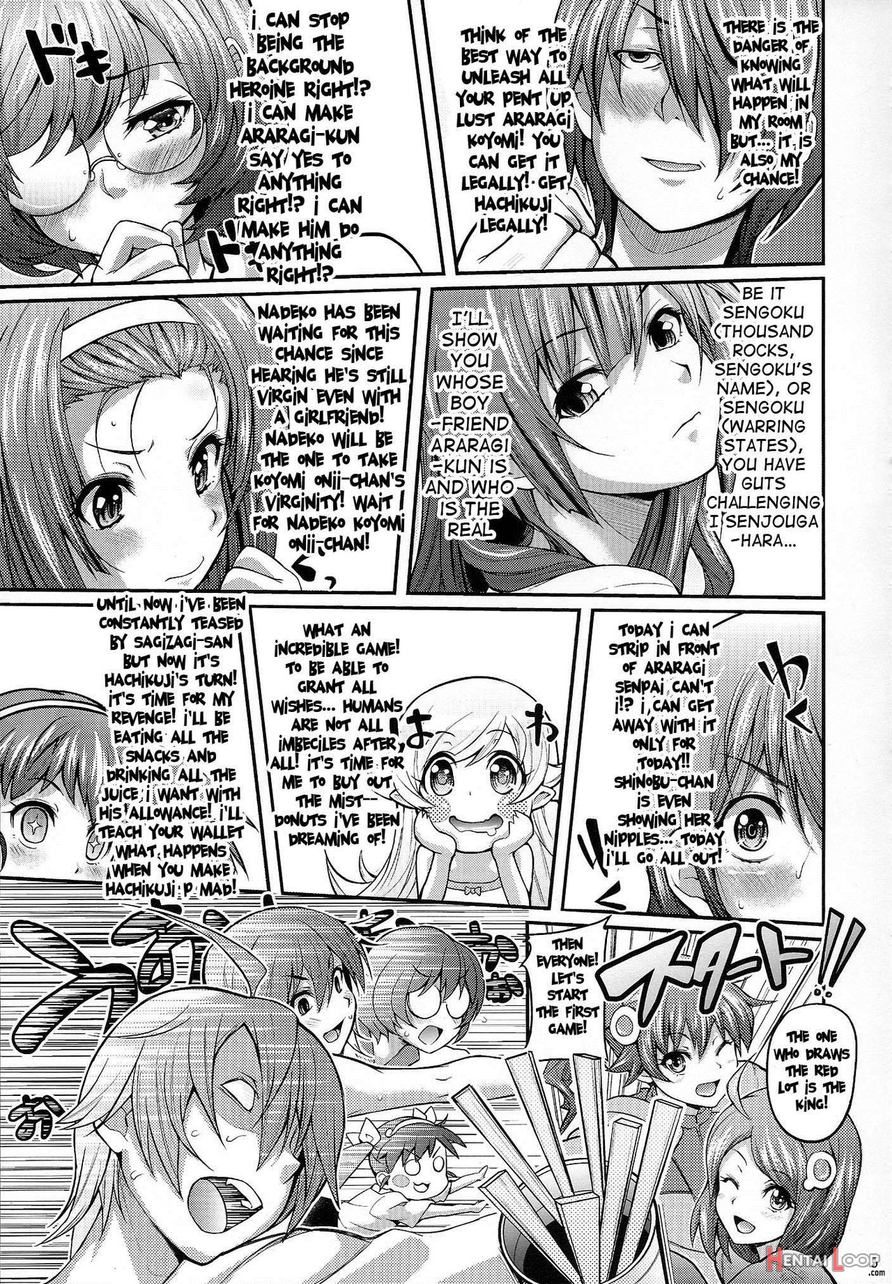 Pachimonogatari Part 5: Koyomi Party page 4