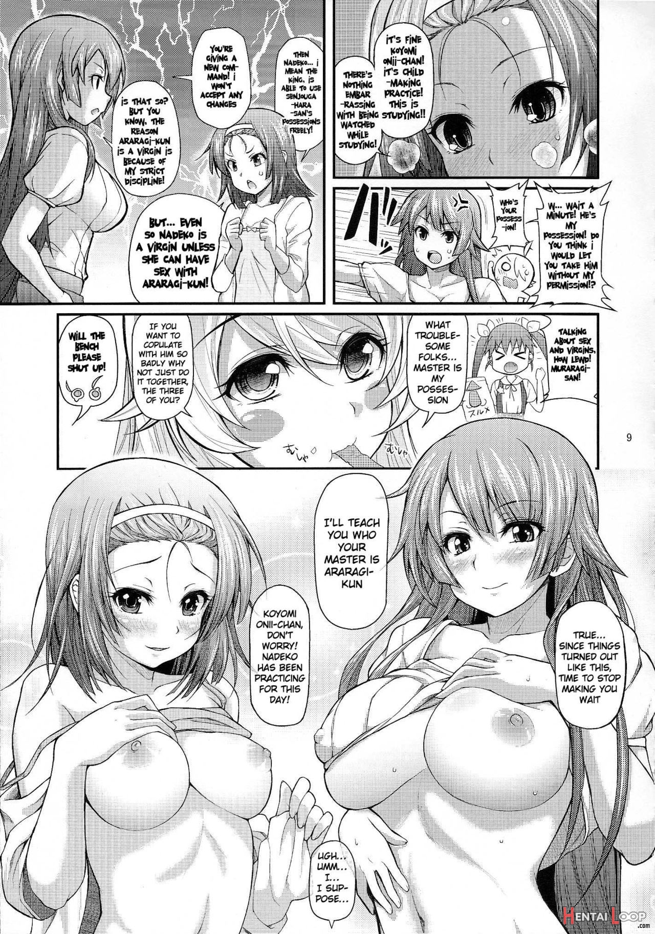 Pachimonogatari Part 5: Koyomi Party page 8