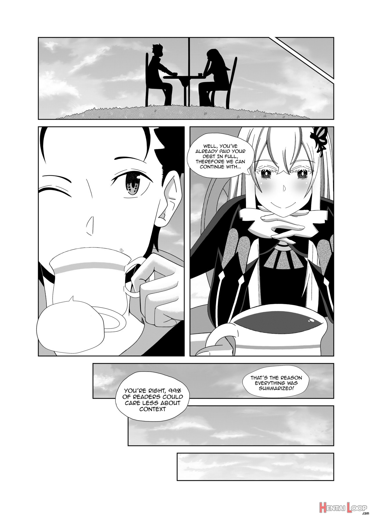 Re:zero ''tea Time 2'' Doujin page 19