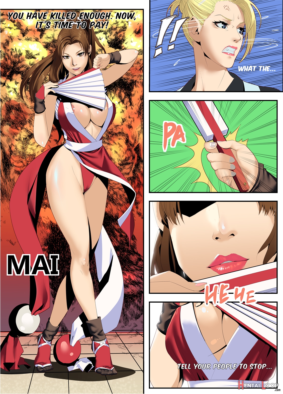 Mai shiranui hentai manga