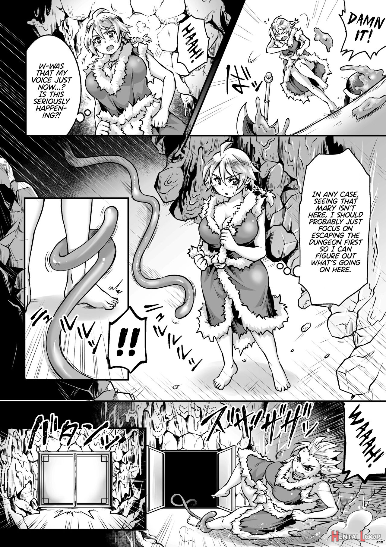 2d Comic Magazine Mesu Ochi! Ts Ero Trap Dungeon Vol. 2 page 28