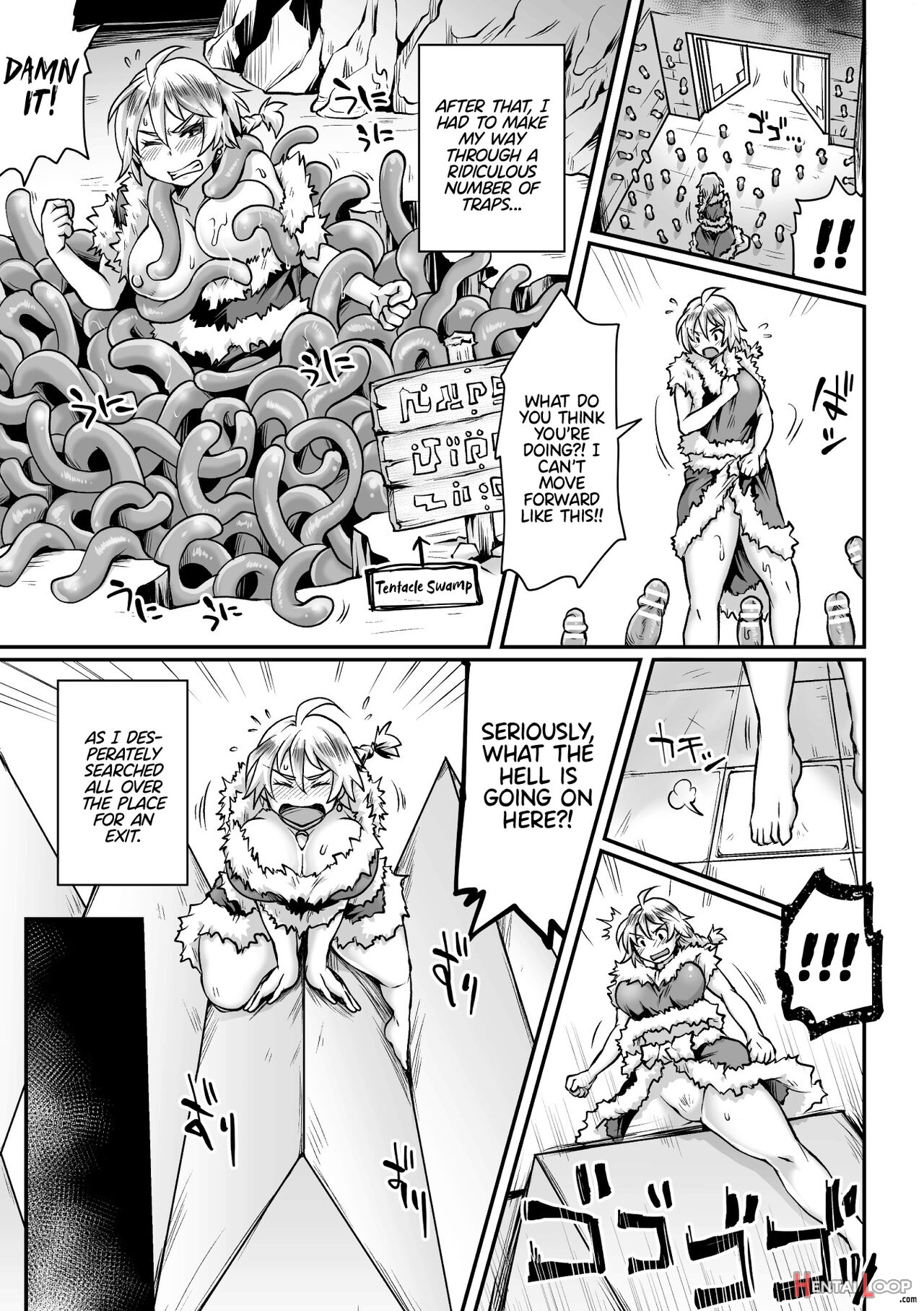 2d Comic Magazine Mesu Ochi! Ts Ero Trap Dungeon Vol. 2 page 33