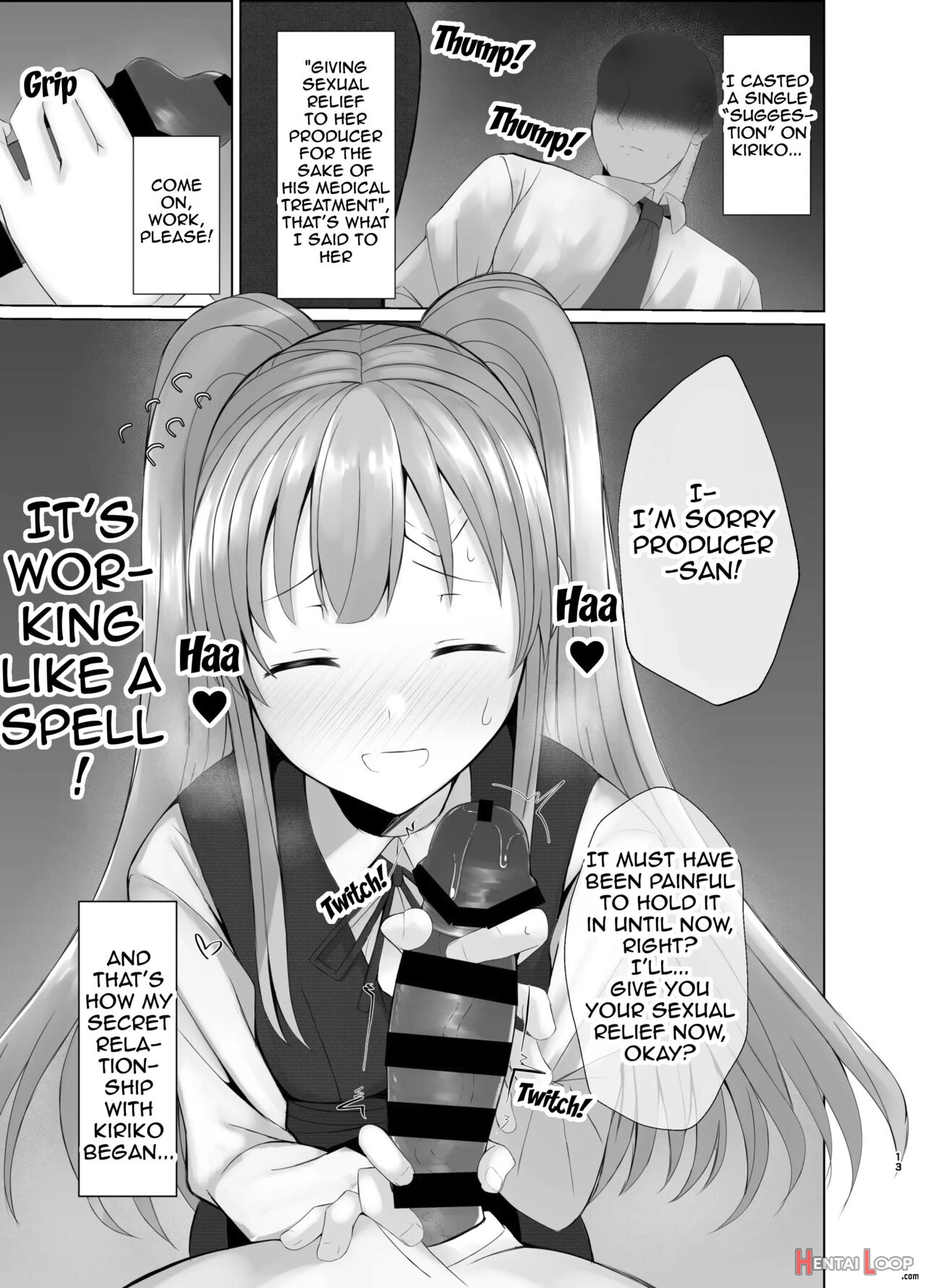 A Book About Casting Hypnosis On Kiriko To Make Her Do Lewd Stuff As Medical Treatment page 12