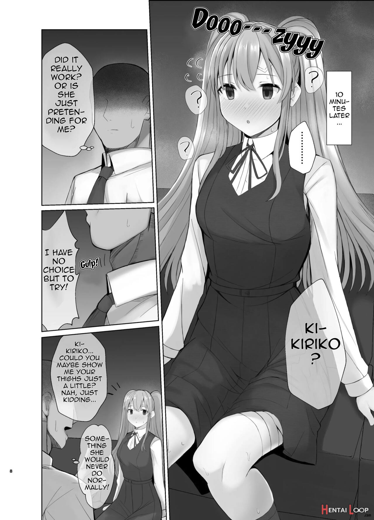 A Book About Casting Hypnosis On Kiriko To Make Her Do Lewd Stuff As Medical Treatment page 7