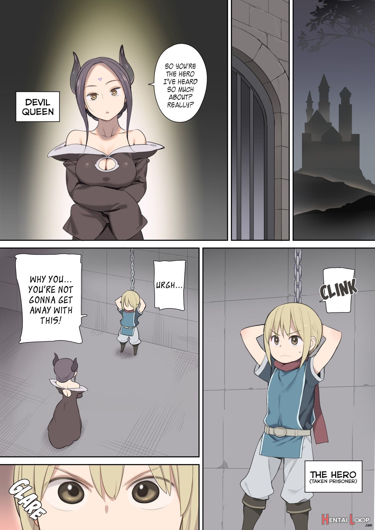 A Hero Taken Prisoner Meets The Demon Queen And Her Elf page 2