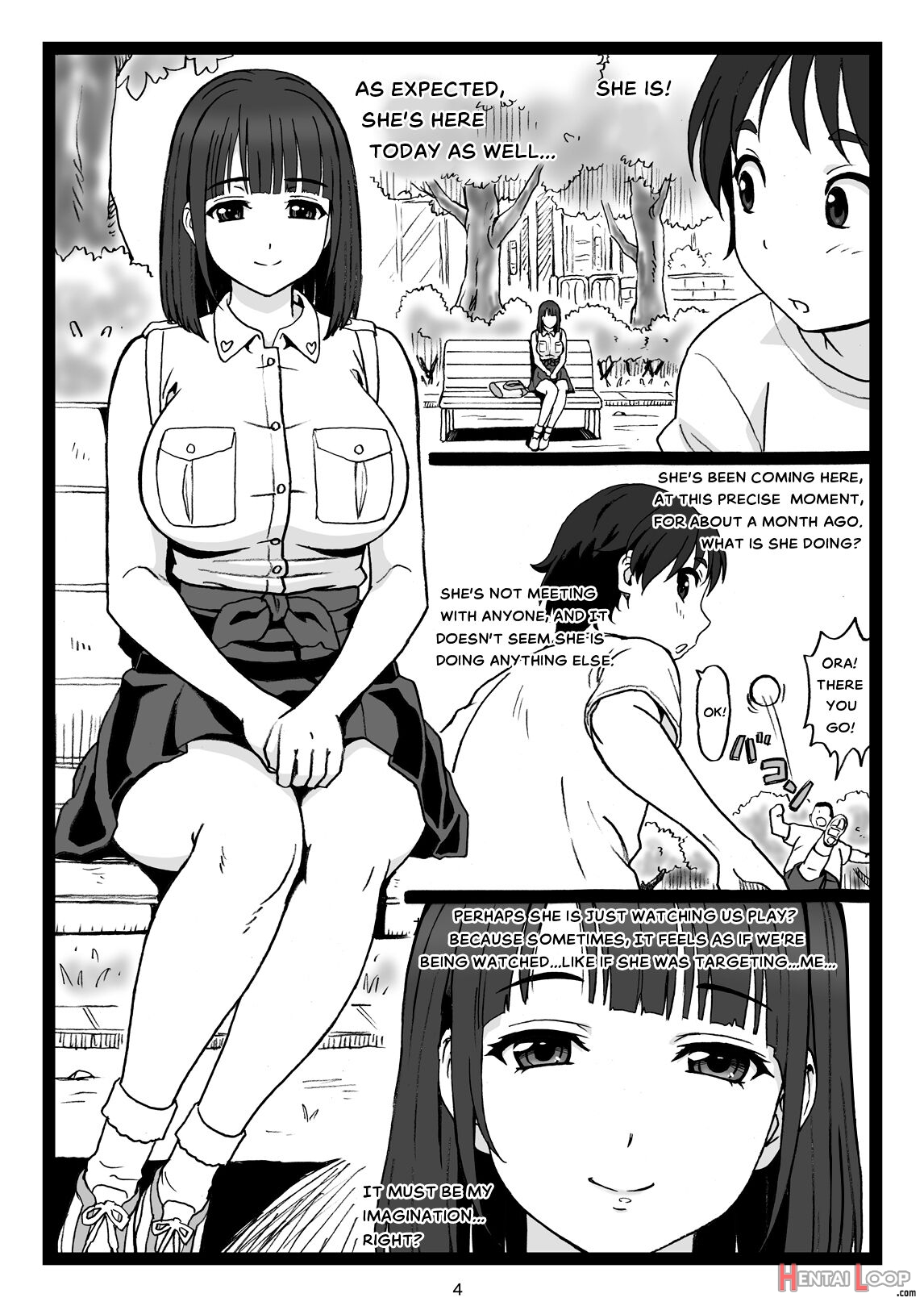 A Pretty Onee-san, That's Sitting On A Bench In The Park...suddenly Says To Me:... page 4