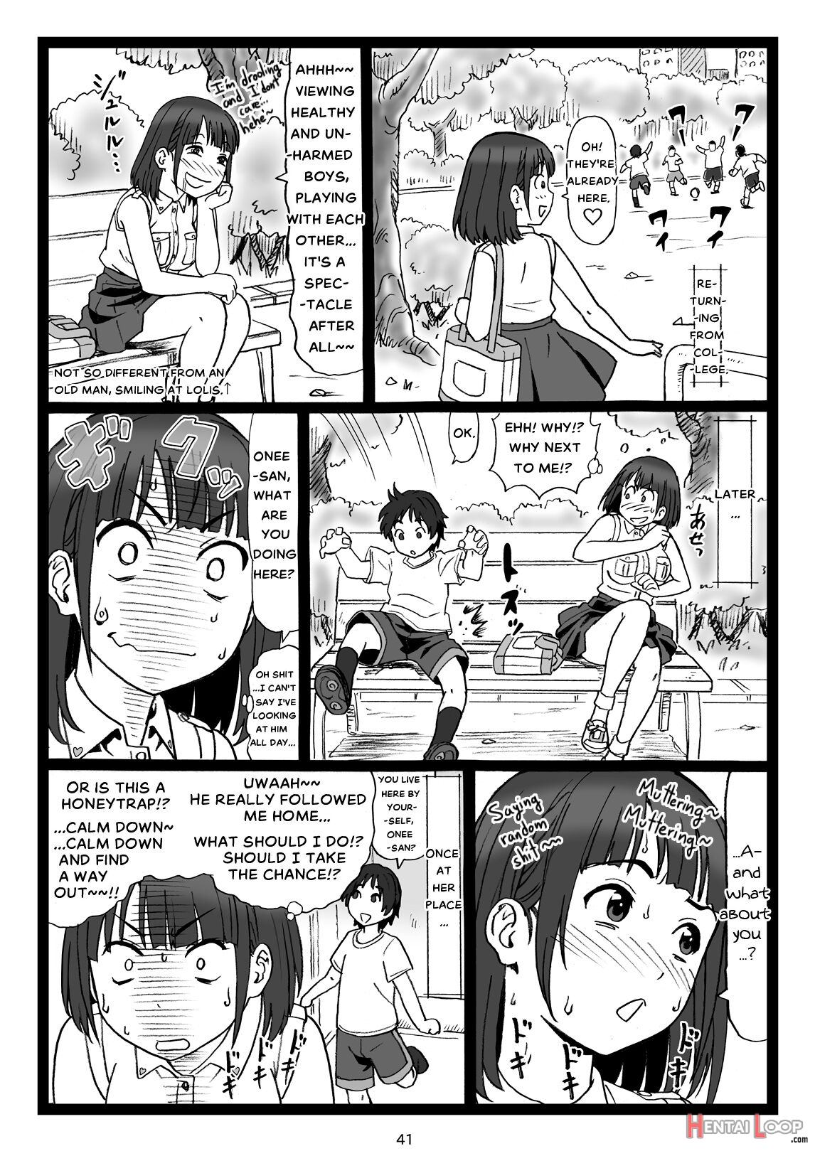 A Pretty Onee-san, That's Sitting On A Bench In The Park...suddenly Says To Me:... page 41