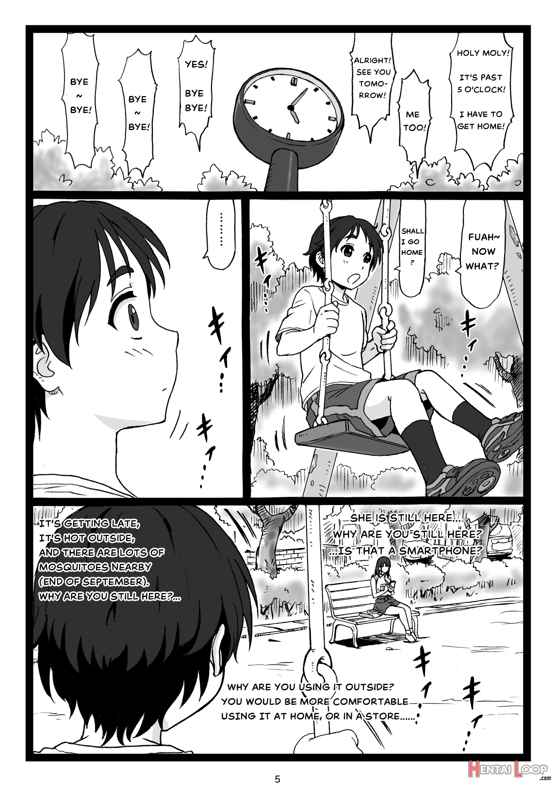 A Pretty Onee-san, That's Sitting On A Bench In The Park...suddenly Says To Me:... page 5