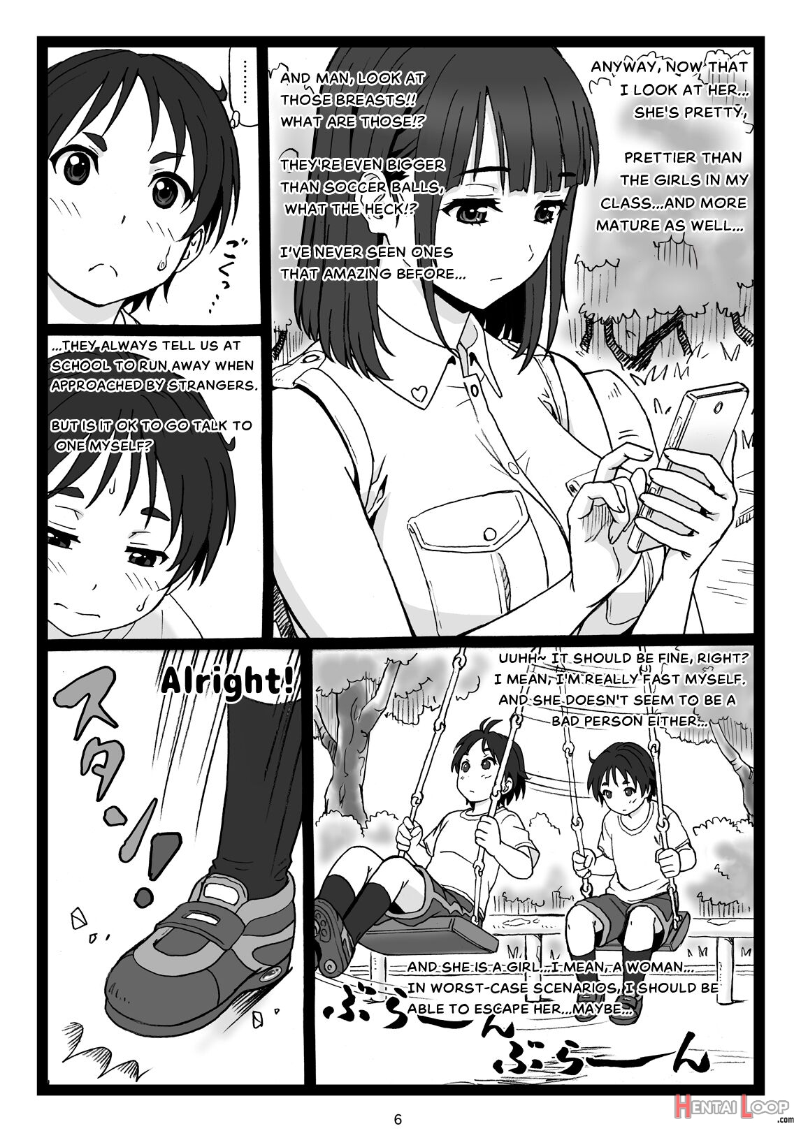 A Pretty Onee-san, That's Sitting On A Bench In The Park...suddenly Says To Me:... page 6