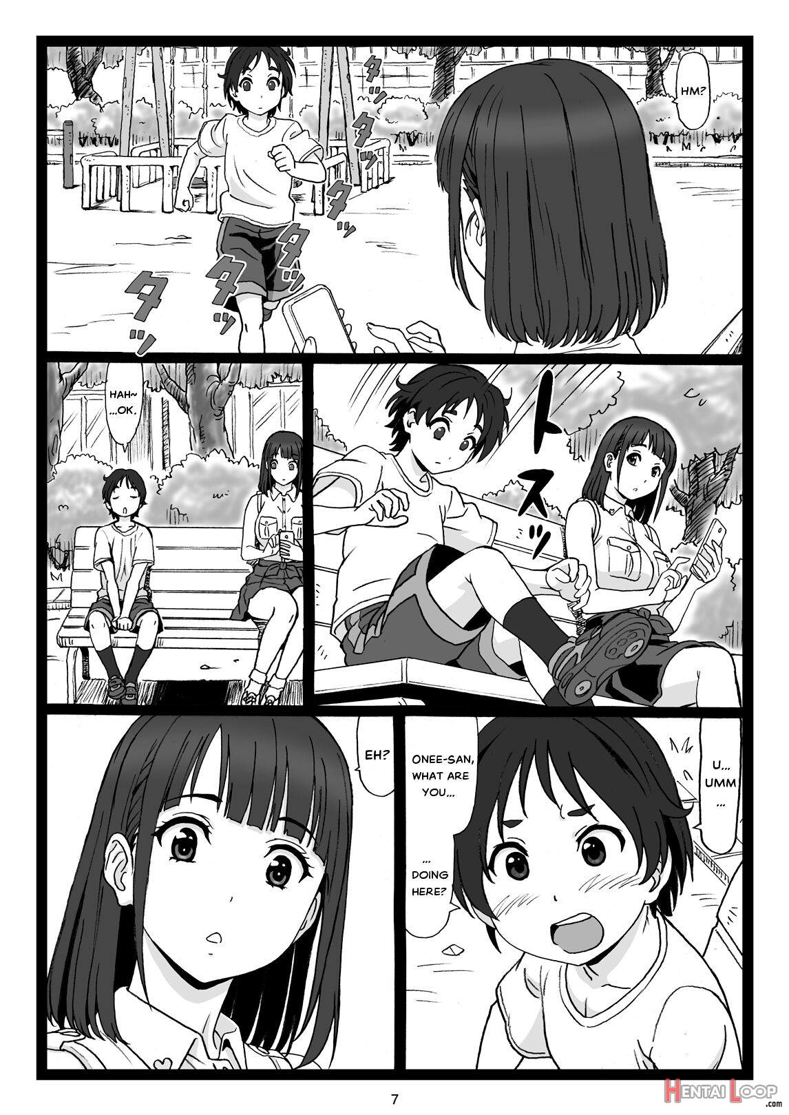 A Pretty Onee-san, That's Sitting On A Bench In The Park...suddenly Says To Me:... page 7