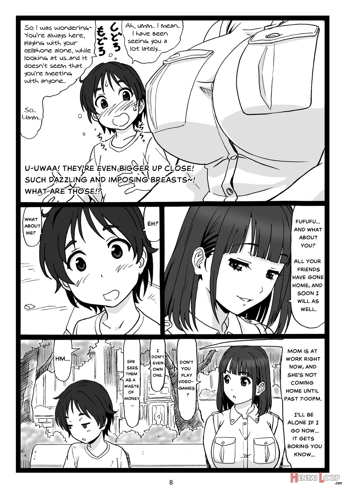 A Pretty Onee-san, That's Sitting On A Bench In The Park...suddenly Says To Me:... page 8