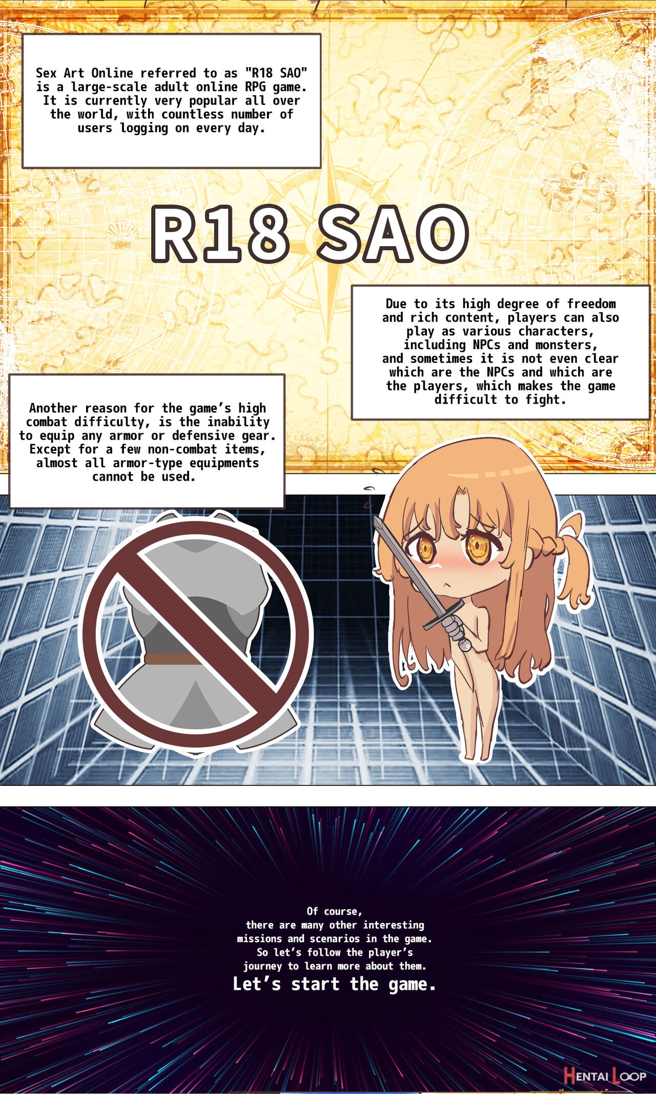 A Sao Game Where You Can't Equip Costumes page 6